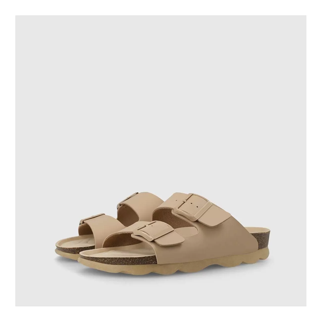 Mujer LODI Zapatos Planos^Sandalias Beige B-Duo