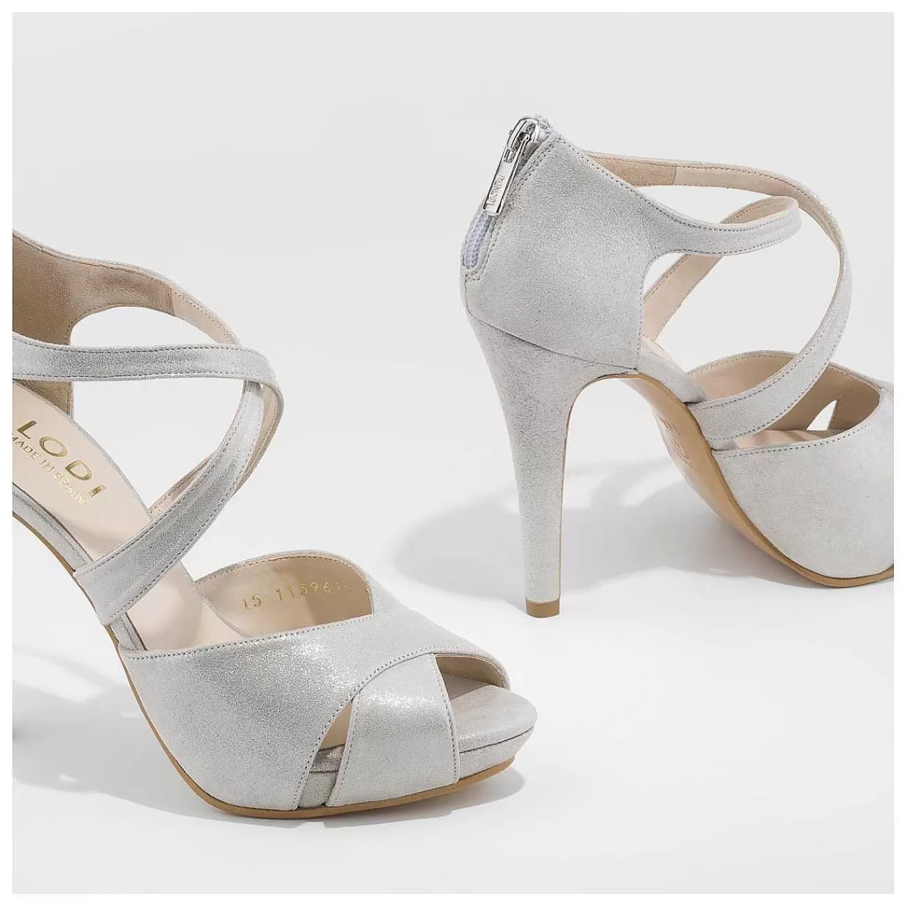Mujer LODI Sandalias De Novia^Sandalias De Novia Plateadas Goya